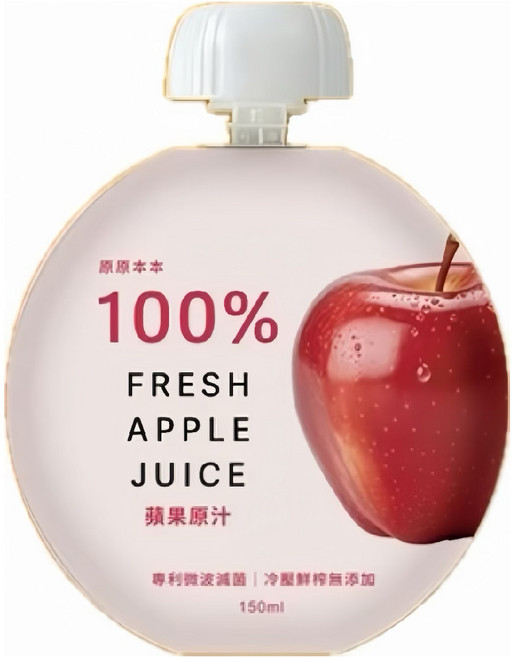 原原本本 蘋果原汁, 1個裝, 150ml