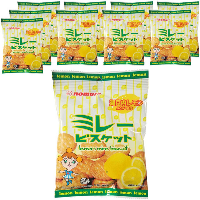 nomura 野村美樂 果然誠實 Millet 麥片餅乾 檸檬風味, 10個, 70g