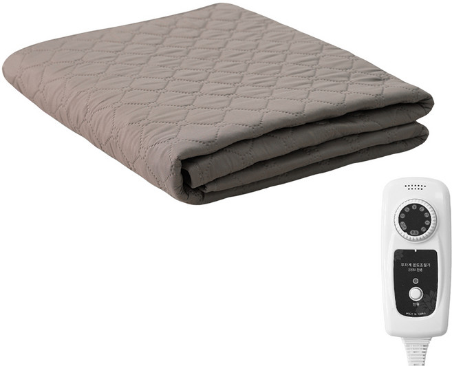 유어홈 전자파차단 탄소매트 무자계 안심 카본 전기요, 더블(140X180cm), 다크그레이