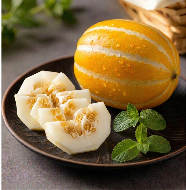 정품 고당도 성주 아삭한 꿀참외 산지직송, 1박스, 2kg 대과 4과 내외