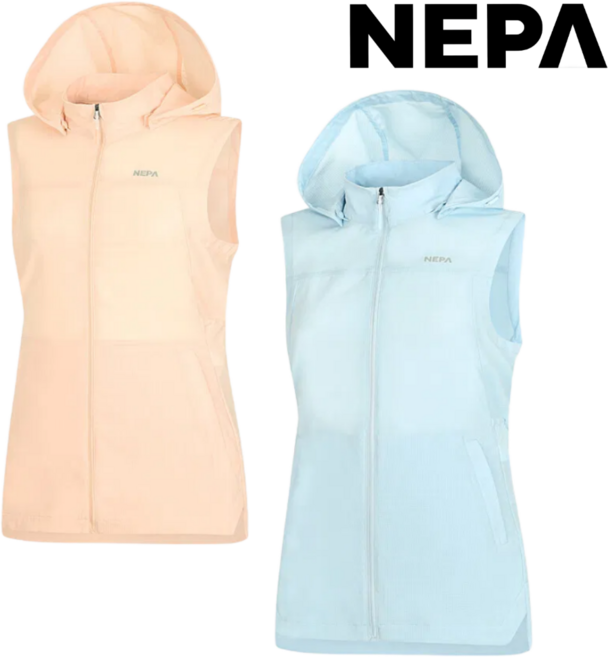 [정상가: 139 000원] s네파 여성 조끼 베스트 봄 여름 에어닷소재 시원 통기성 우수 후드탈부착 빅사이즈 경량 등산조끼 일상 외출 등산 캠핑 골프 여행 운동 아웃도어