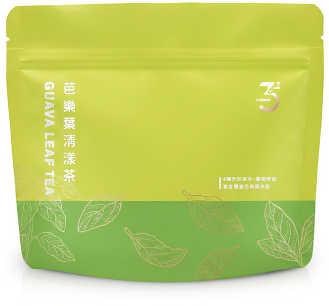 Dr.Ginger薑博士 芭樂葉清漾茶，草本飲品促進新陳代謝，無添加配方, 25g, 4套, 1個裝