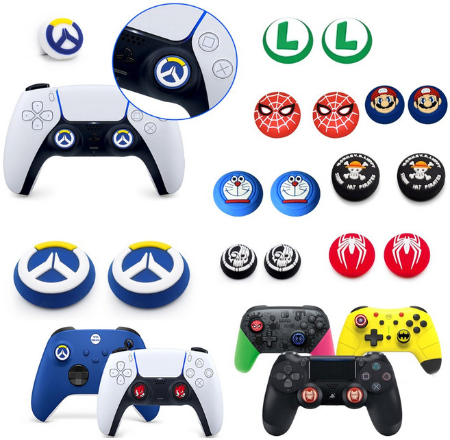 PS5/ PS4 /XBOX 3세대/4세대 /스위치 프로패드 스틱커버 타입8-고급형, 스틱커버-타입8-003, 1개
