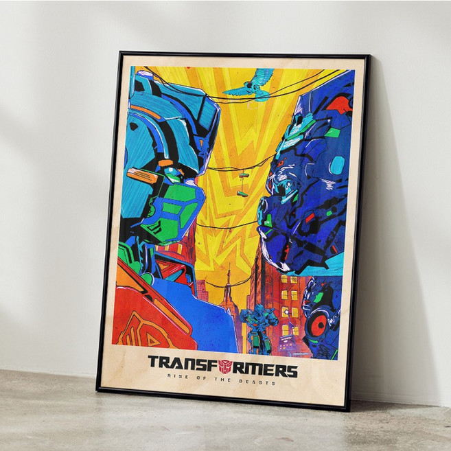 트랜스포머 포스터 사진 액자 영화 벽장식 인테리어 장식품 그림 아이방 꾸미기 07, A4 사이즈(210_297mm), A4포스터만 구매