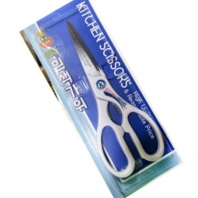 삼덕 103 흰색가위 주방 음식용 가위 업소 가정용, 본상품선택, 1개