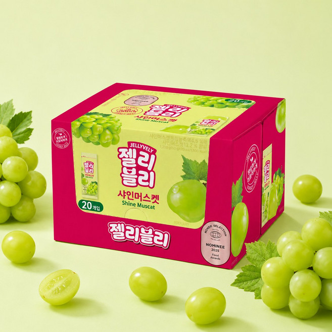 쉐프엠 젤리블리 샤인머스켓 맛 60g 20개 1박스, 1.2kg, 1개