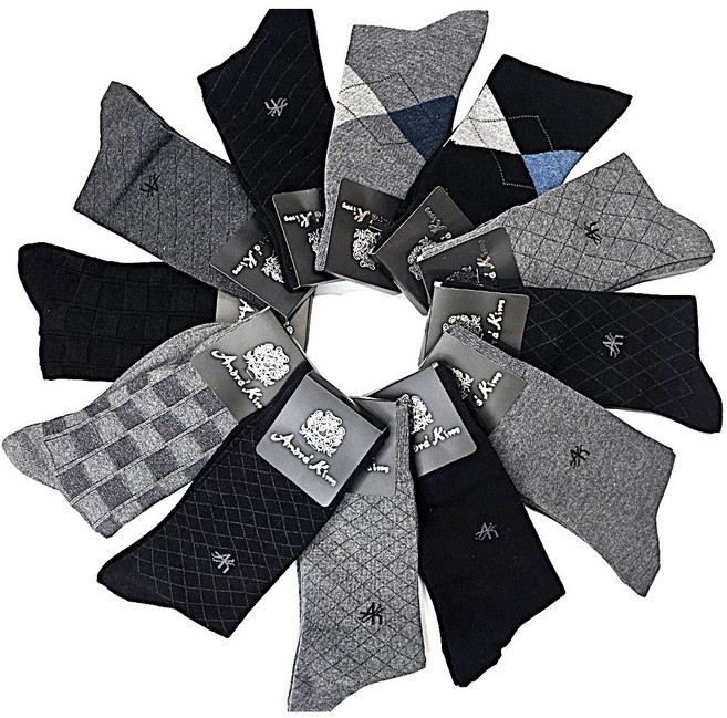 앙드레김 프리미엄 남성 신사 정장양말 6켤레