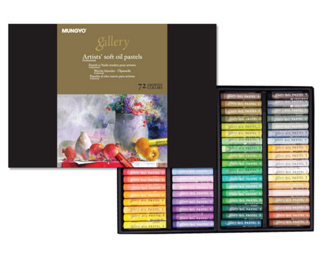문교 소프트 오일 파스텔 지함 MOPV-72, 72색, 1세트
