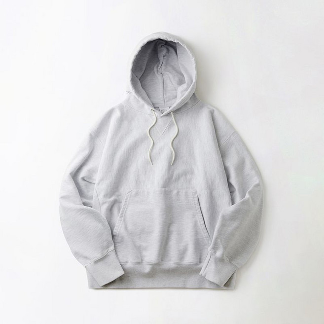 아웃스탠딩 REVERSE HEAVY HOOD SWEAT_1%MELANGE GRAY