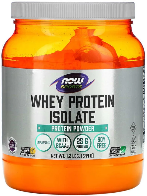 NOW Foods Sports 분리 유청 단백질 무맛 544g(1.2lbs) NOW-02172, 544g, 1개 - 쿠팡