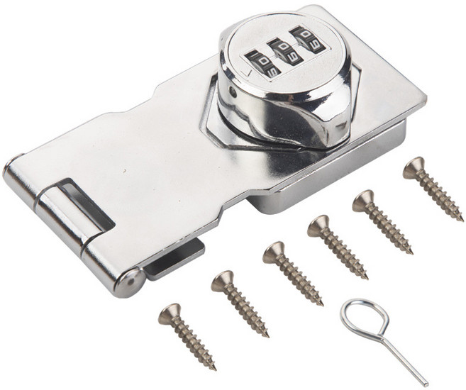 GAPINO 일자형 도어 잠금 비밀번호 자물쇠 간편 설치 가정용 업소용, 1개