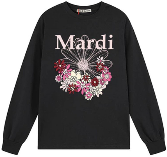 Mardi Mercredi 雛菊印花長袖上衣