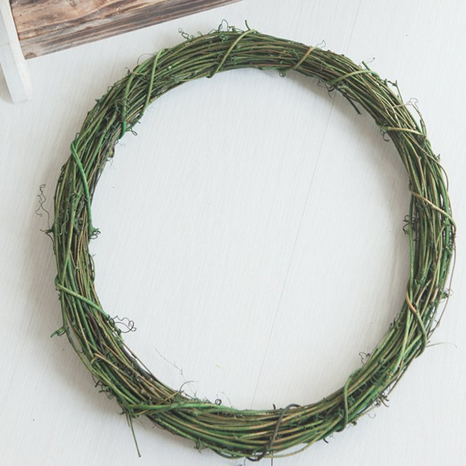 넝쿨 리스 링 틀 35cm 만들기 재료 diy 크리스마스 벽걸이 인테리어 장식 소품, 리스틀 35cm, 1개