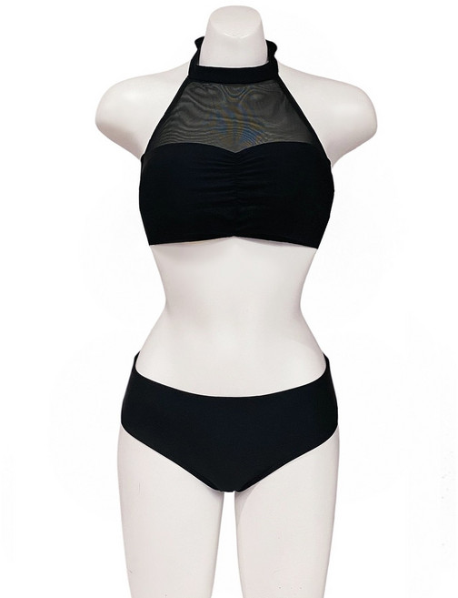 발레리나 블랙 SET 폴 댄스 의상 웨어 상의 브라 팬티 탑 운동 여자 비치웨어 복 여성 비키니 수영복 세트