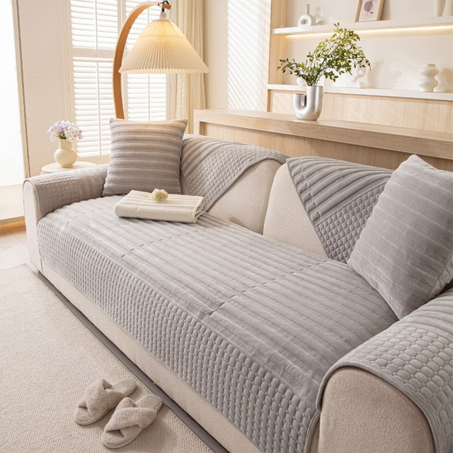 두툼하고 부드러운 먼지없는 넓은 사계절 패브릭 소파패드