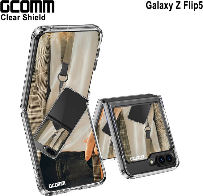GCOMM 三星 Z Flip5 晶透厚盾抗摔殼 Clear Shield