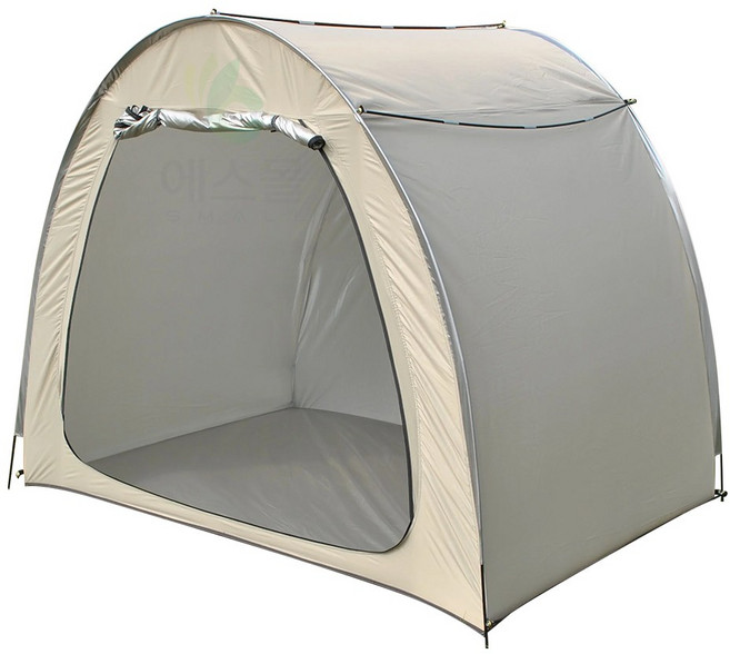 휴대용 쉘터텐트 자전거 바이트 퀵보드 보관 캠핑 장박 짐보관 간이 창고 소형 텐트, 휴대용 쉘터텐트 C (카키베이지)