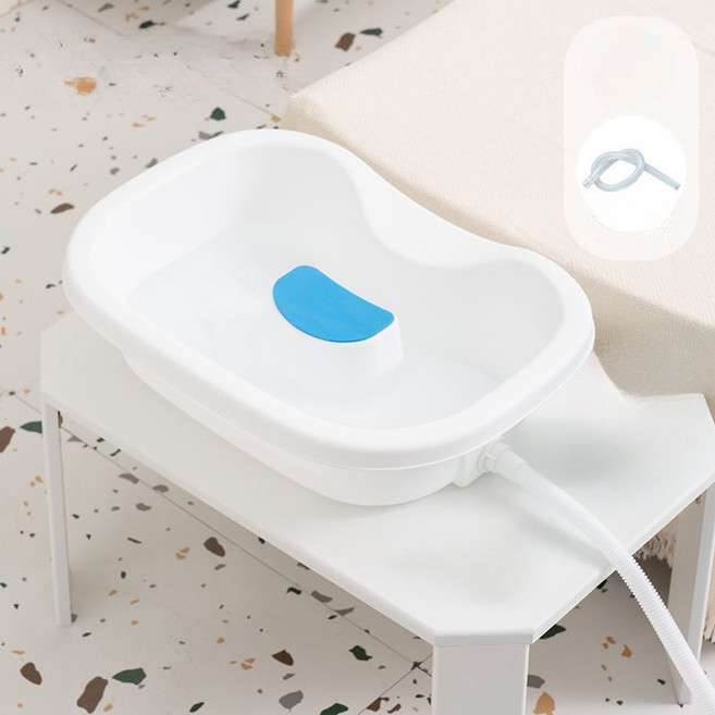 눕대야 이동식 샴푸대 임산부 환자용 노인 누워서머리감기, 1개