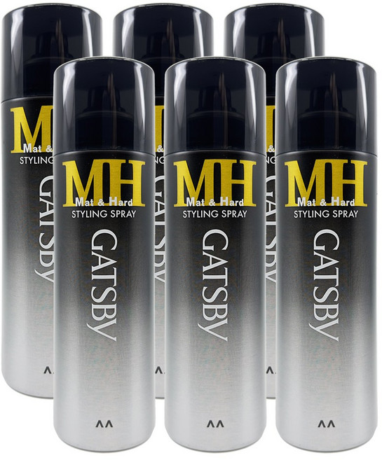 갸스비 매트 앤 하드 스타일링 스프레이, 200ml, 6개