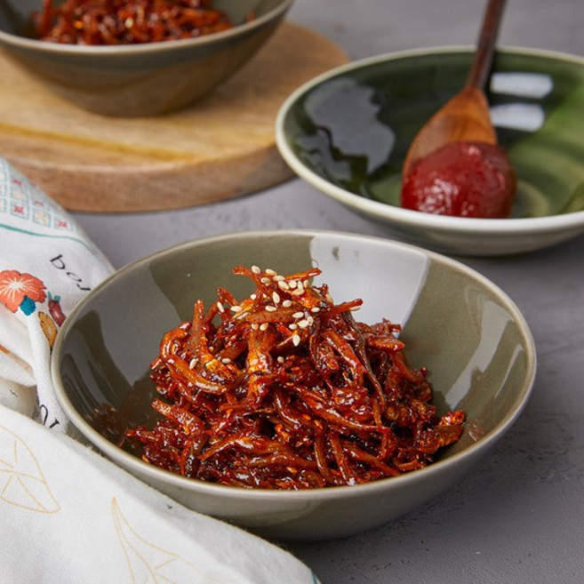 [맛있는 ] 식품명인 권기옥 고추장 양념 멸치 140gX2개, 없음, 2개, 140g