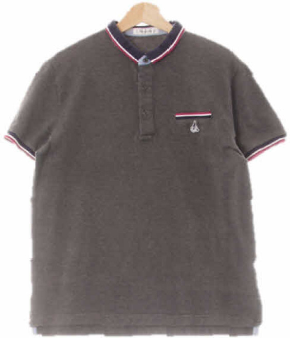 8994 빈폴 다크멜란지그레이 면혼방 숏카라스킨핏폴로반팔티 [105]