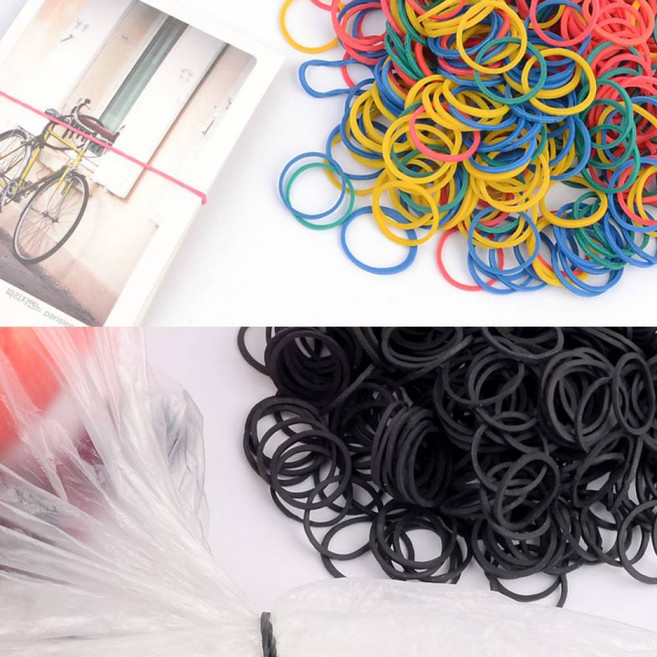 앤트비하우스 300P 미니 고무줄 머리끈 컬러 칼라 고무끈 아기