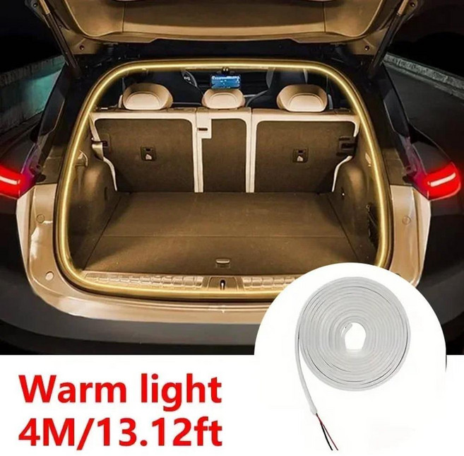신형 자동차 트렁크 라이트 앰비언트 테일게이트 내부 장식 스트립