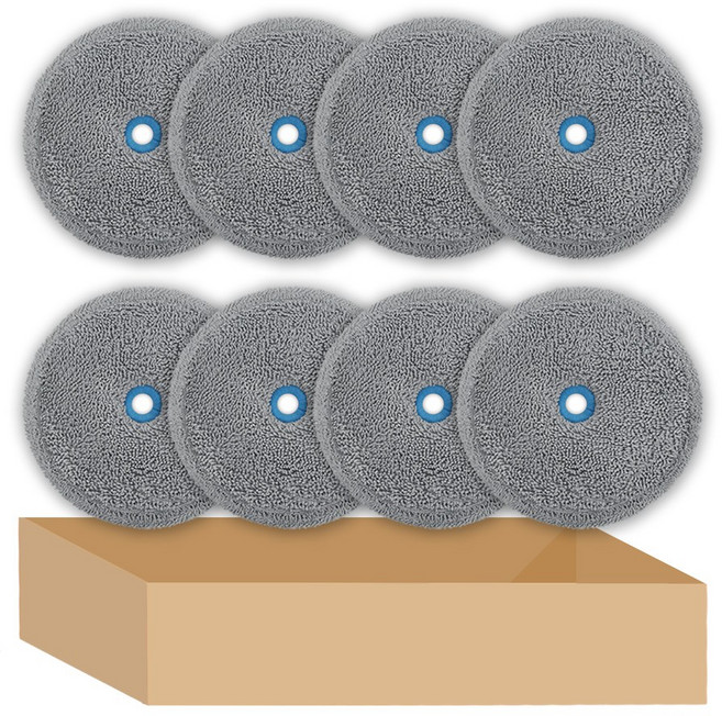 삼성제트 무선 청소기 물걸레키트 가운데 홀 있는 물걸레 패드 극세사 리필 걸레 회색 세트 구성, 4세트, 삼성제트(회색)