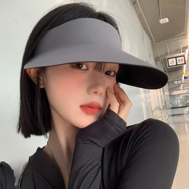 Velon 무자국 자외선 차단 모자 스포츠 썬캡