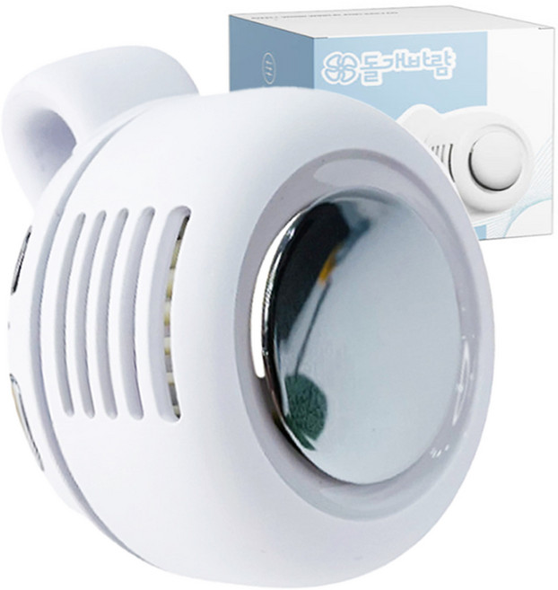 에버밴드 돌개바람 휴대용 클립 목풍기 선풍기, 2세트/WCF001