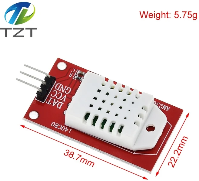 DHT22 AM2302 Arduino 초저전력 고정밀 4핀용 디지털 온도 센서 모듈 보드, 03 DHT22 module