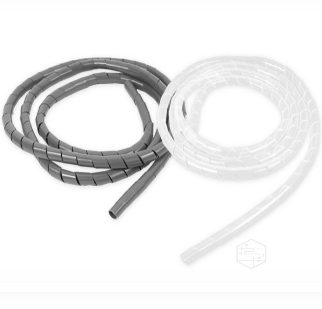 THE한량몰 스크류 코드 정리 케이블 홀더 전선 고정 클립 선정리 꽈배기, LP-86-2 (대) 1.5M 그레이, 1개