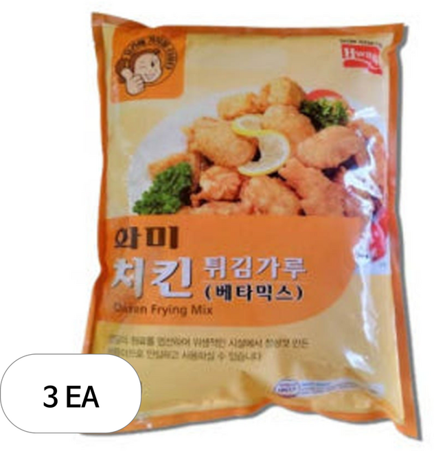 [화미] 치킨튀김가루 베타믹스, 3개, 3kg