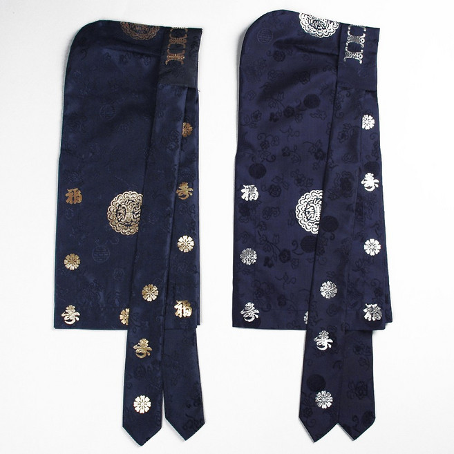 [럭셔리한복] 162.복건(자미곤색) / 한복두건 돌잔치 남아모자 돌한복