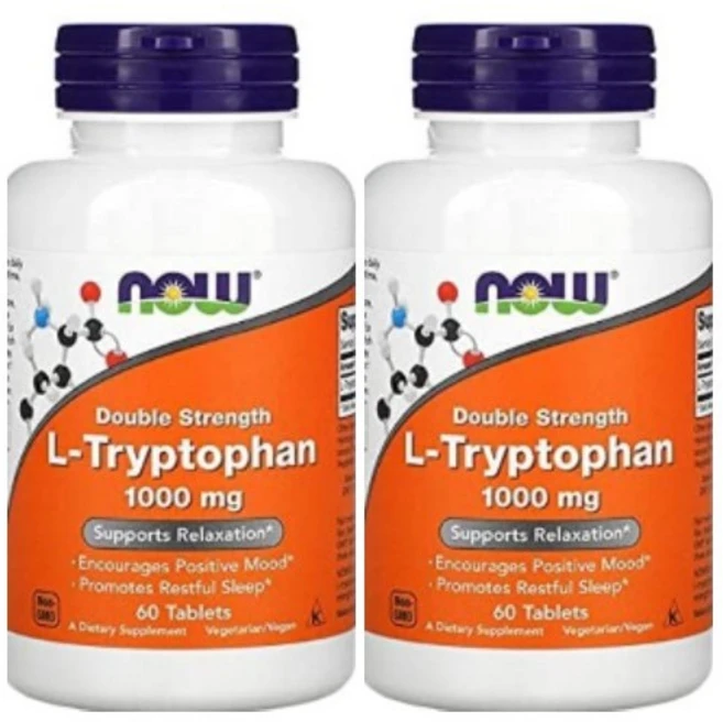 Ltryptophan 나우푸드 1000mg 세로토닌 L 트립토판 60/120정, 2개, 60정 - 쿠팡