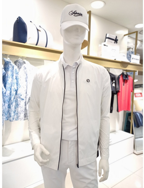 슈페리어골프 여름 남성 경량 타공 스트레치 바람막이-pt