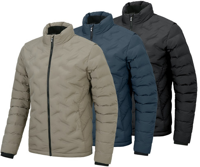 김영주스포츠 남성 무봉제 다운 패딩 점퍼 MJ102