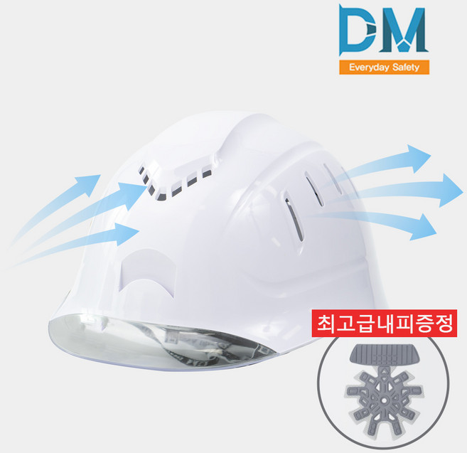동명 경량 안전모 통풍 시원한 여름용 경작업모 내피증정, 1개
