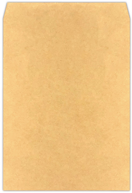純牛皮信封 小9K (21.6x17cm) 簡約信封, 500個裝, 牛皮色