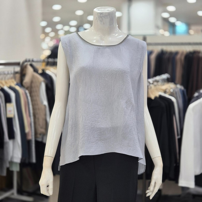 레노마레이디 니트 라운드 민소매 블라우스 R2H21WBL030