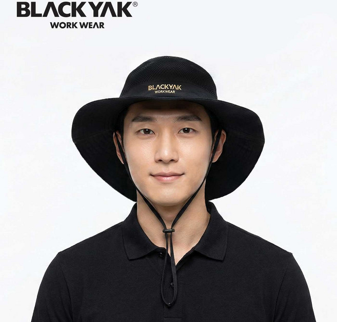 블랙야크 와이드 메쉬모자 여름 햇빛가리게 통풍 자와선차단 가볍고 시원한, FREE