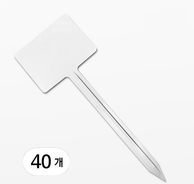 원예나라 튼튼한 식물이름표 국내생산 원예용, 40개(2봉), 대(60 x 160)