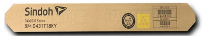 (신도리코) 정품토너 D431T18KY 노랑 (D430/18K), 1개