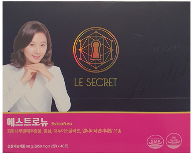 뉴트리원 르시크릿 에스트로뉴 850mg x 2정 x 40입, 68g, 1개