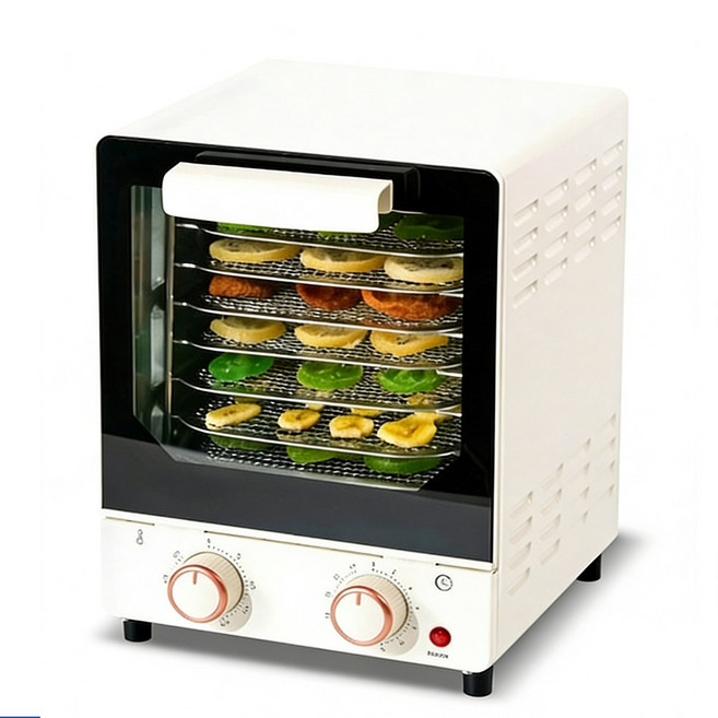 HAPA 乾果機 8層家用款 304不鏽鋼網格 30-90°C溫控 0.5-24小時定時, 8層家用款乾果機