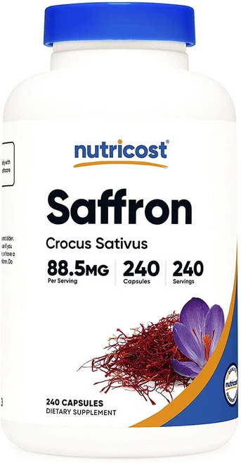 뉴트리코스트 샤프란 88.5mg 캡슐, 240정, 1개 - 쿠팡