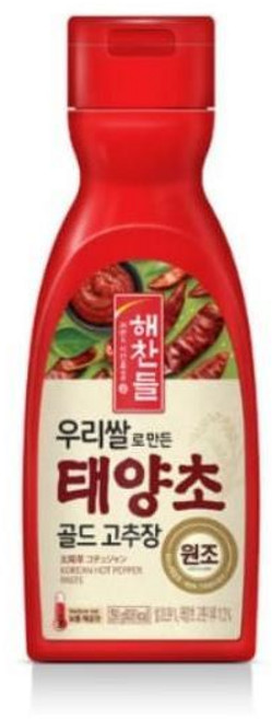 CJ 해찬들 우리쌀 태양초 고추장 튜브, 290g, 1개