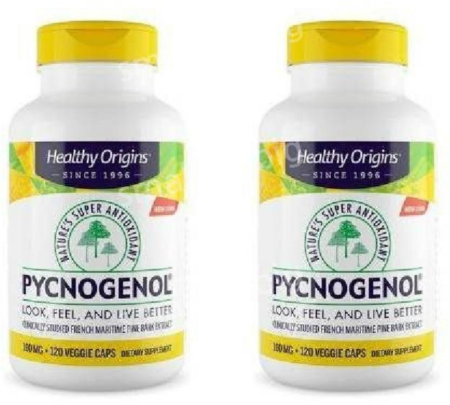 헬시오리진스 피크노제놀 100 mg 120 베지캡슐, 120정, 2개