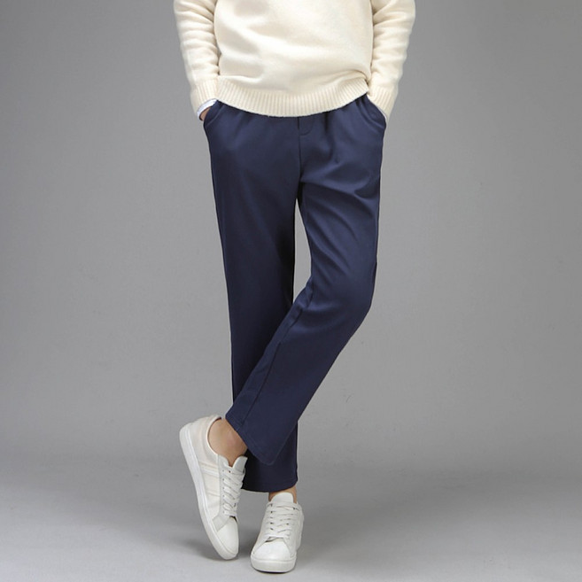 후앙스 따뜻한 융털본딩 베이직 스판 밴딩바지 NJCP-8627