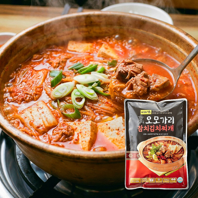 오모가리 수제 참치 김치찌개 500g x 6팩, 참치 김치찌개 * 6팩, 6개